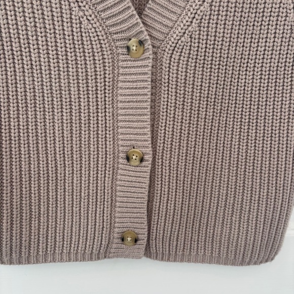 Abercrombie & Fitch Womens Button Vest •Medium• Taupe• Eclectic Grandpa •Taupe - Picture 6 of 16